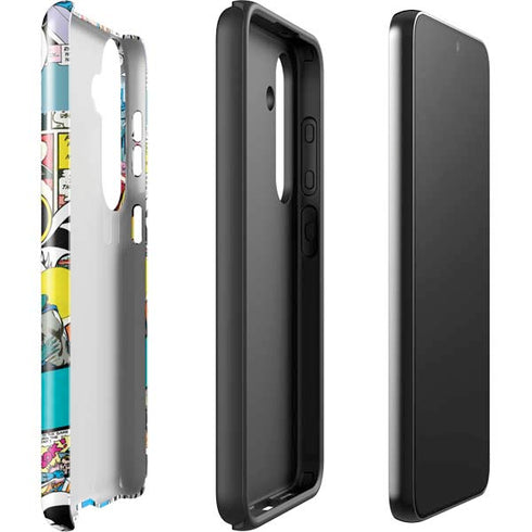 DC Comics Batman Vintage Pose Collage Art Galaxy S24 Impact Case